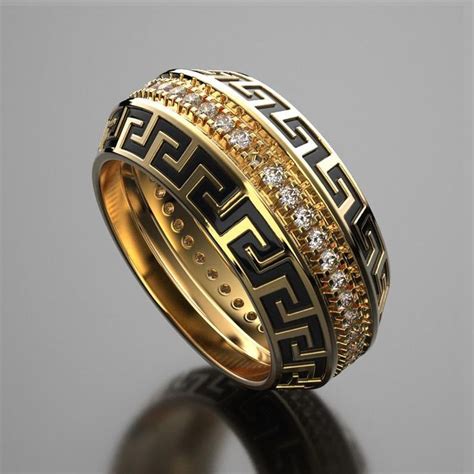 men's versace ring replica|versace men's wedding rings.